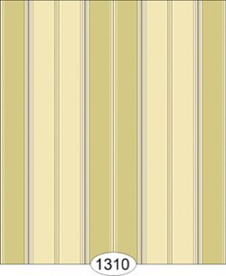 Paper Flooring, Broad Stripe, Beige and Green