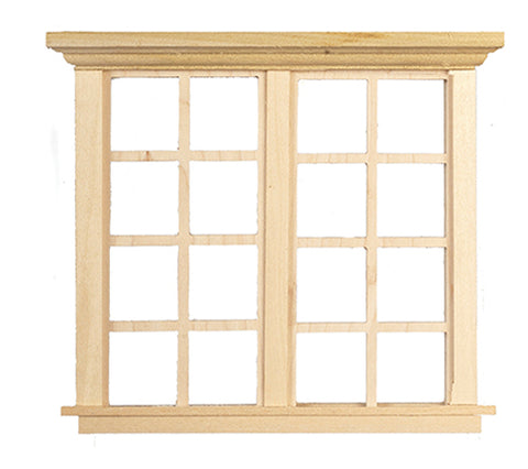 Classic Double Window with Four over Four Window Panes