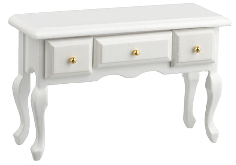 Console Table, White
