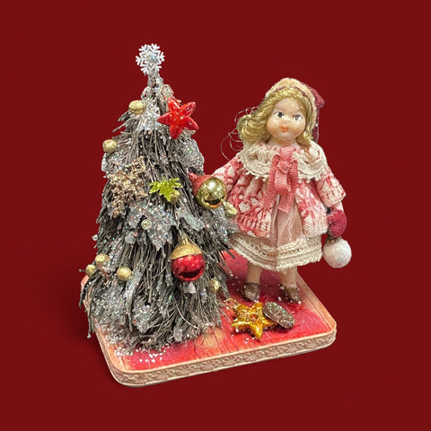 Christmas Tree with Doll (Miniature)