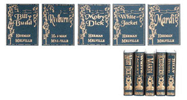 Herman Melville Books, 5 Piece Series