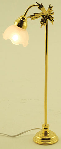 Floor Lamp with Fluted Shade
