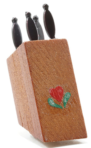 Knife Block with Knives