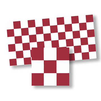 Floor Tile,  Red and White
