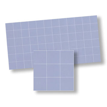 Floor Tile, Blue with White Grout