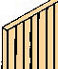 Scribed Clapboard Siding 1/2” x 1/32"