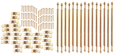 Stair Rod Set, 15 Rods