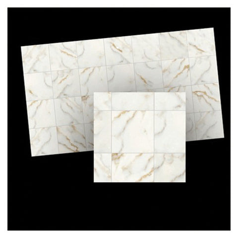 Faux Marble Tile, Cream
