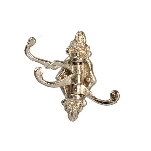 Triple Coat Hook Wall, Chrome