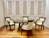 Hilton Dining Room by Bespaq, 5pc Set Vintage Walnut, LAST ONE
