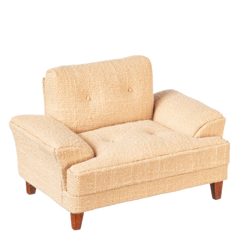 Mid Century Modern Armchair, Cream, LIMITED STOCK