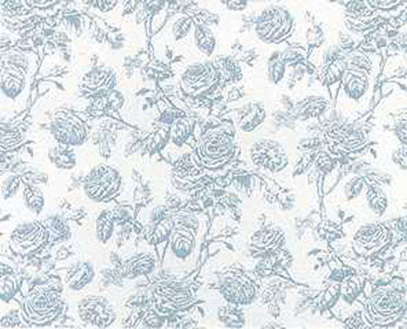 Tiffany Rose Light Blue Wallpaper