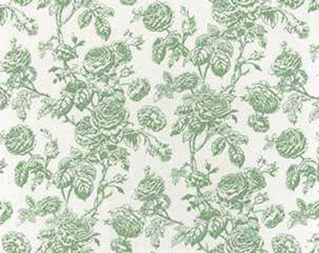 Tiffany Rose, Soft Green, Wallpaper