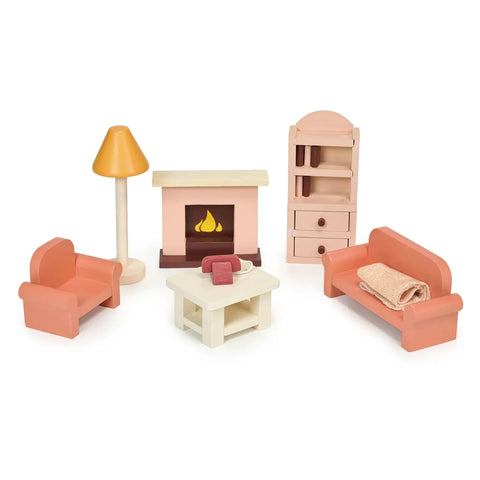 Dollhouse Sitting Room Set for Young Children