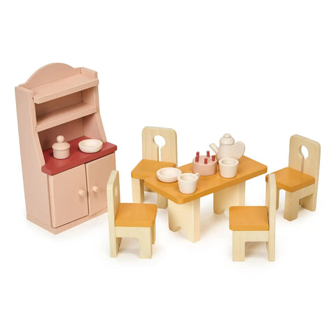 Dollhouse Dining Room Set for Young Children