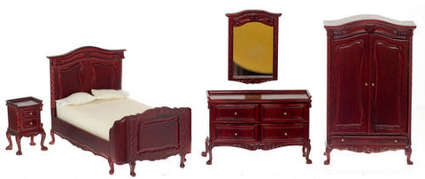 Chateau Lorraine Bedroom Set,  Mahogany or Walnut, LAST ONE OF EACH.