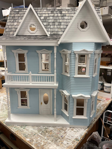 Assembled Princess Anne Dollhouse, Shingled and Painted