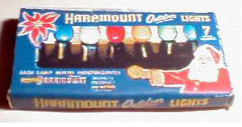 Vintage Christmas Lights Box