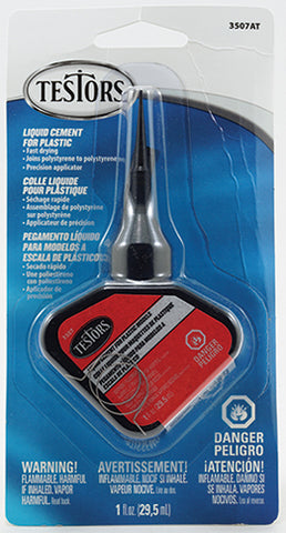 Testor’s Quick-Dry Liquid Cement for Plastic 1 Fluid Oz