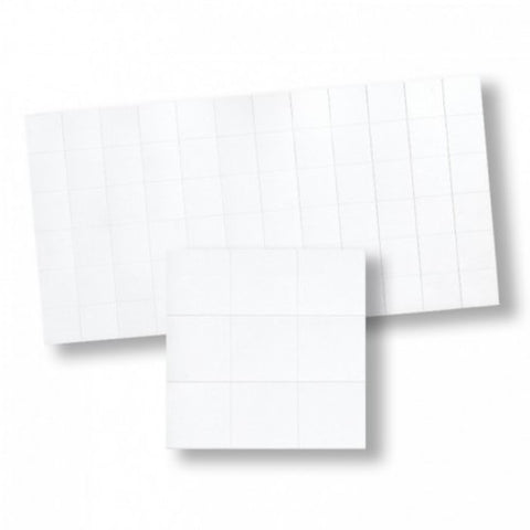 Floor Tile, Matte White with White Grout