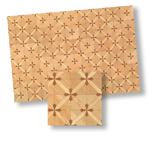 Faux Wood Inlay Floor, Parquet, Fancy