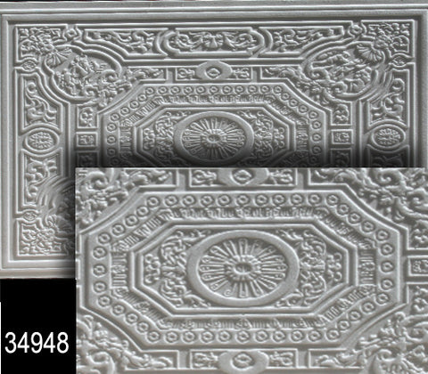 Faux Tin Ceiling Panel Style: 34948