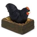 Black Hen with Nest Box, Limited Stock