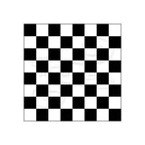 Black and White Square Tile, Paper