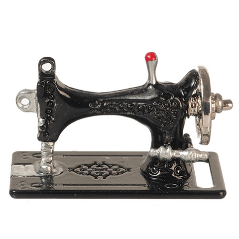 Black Antique Sewing Machine