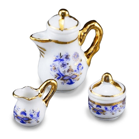 Blue Onion Coffee Pot Set