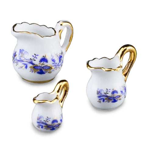 Home/ Classic Blue Onion Design Blue Onion Serving Pitcher Set