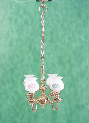 Clare-Bell Chandelier 4 Arm Fancy