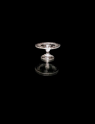 Footed Crystal Cake Plate, Style #403