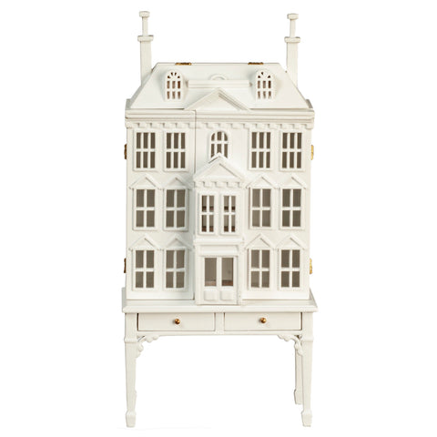Pickering Manor Dollhouse with 144th Scale Rooms, White