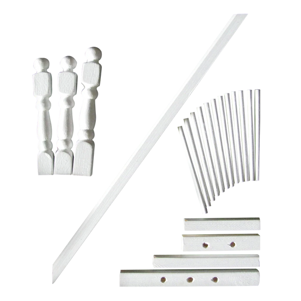 Bannister and Landing Rail Pack (Does not include the stairs