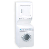 Stacked Washer and Dryer, White