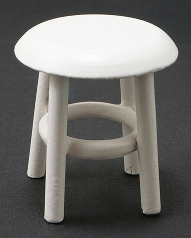 Small Stool, White