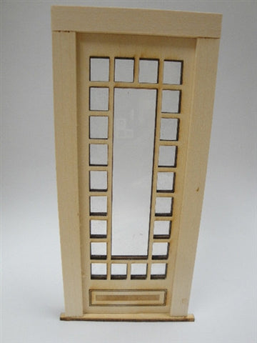 Door with Mulit Pane Border