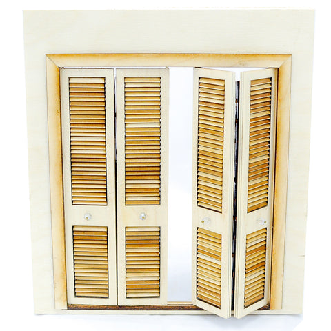 Folding Closet Doors, Louvered