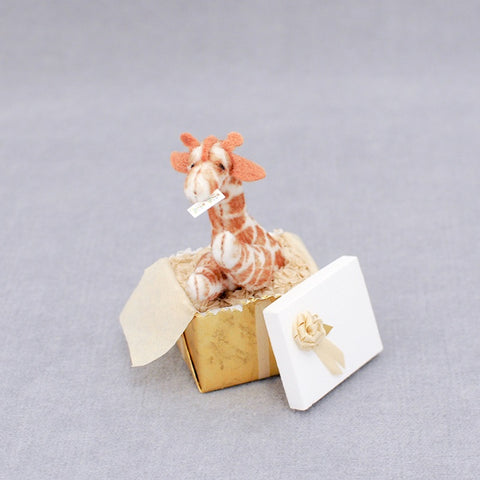 Toy Giraffe in a Box