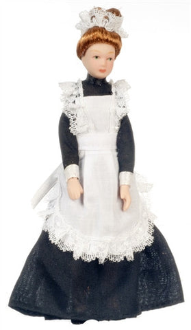 Maid Doll, Old Fashioned, Black Dress