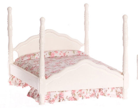 Bed, White Cannonball Style