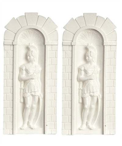 PAIR ROMAN SOLDIER NICHES