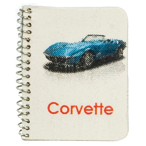 Spiral Notebook with Classic Corvette