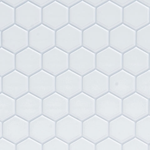 White Hexagon Tile