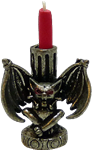 Bat Gargoyle with Red Candle