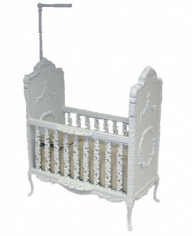 Sweet Wreath Crib, White, LAST ONE