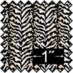 Silk Fabric, Zebra, OUT OF STOCK