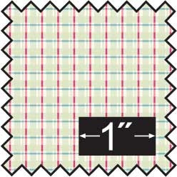Silk Fabric, Cherry Plaid, OUT OF STOCK