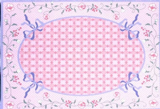 Area Rug, Cottage Garden Pink